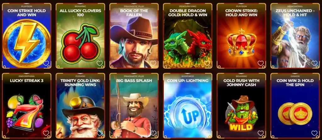 Rodeoslot Casino Slots mit Book of the Fallen Double Dragon Zeus Unchained und weiteren Spielen